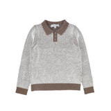 Bace Beige Bubble Knit Sweater