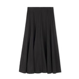 Cabana Black Paneled Midi Skirt