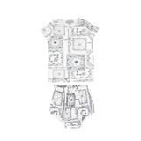 Bace Navy Paisely Handkerchief Print Set