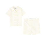 Bace Ivory Linen Suit