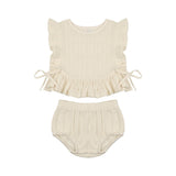 Coco Blanc Cream Ruffle Set