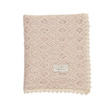 Bebe Organic Rose Crochet Blanket