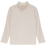 Calla Lili Cream Mock Neck Knit Top