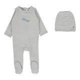 Lilette Pale Blue Graphic Footie Set