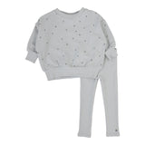 Lilette Pale Blue Cherry Print Set