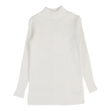 Lil Legs Off White Knit Mockneck