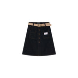 Coco Blanc Denim Skirt