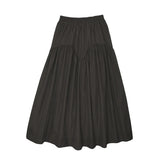 Emm Black Magnolia Midi Skirt