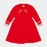 Fub Red Bow Dress