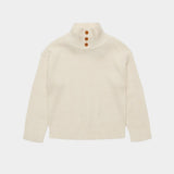 Fub Ecru Button Up Sweater