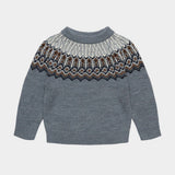 Fub Steel Fair Isle Sweater
