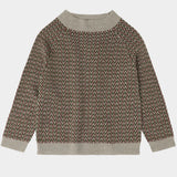 Fub Oat Mélange Herringbone Sweater