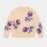 Fub Cream Jacquard Sweater