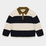 Fub Ecru/Navy Stripe Polo