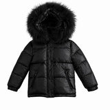 Scotch Bonnet Black Zip Pockets Down Coat