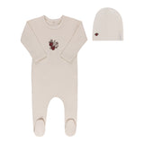 Ely's & Co Ivory Apple Fruit Collection Footie & Beanie