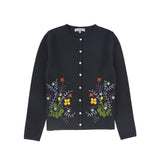 Bace Grey Embroidered Cardigan