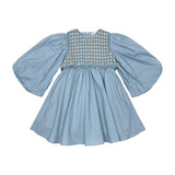 Teela Light Blue Crochet Dress
