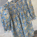 Piccola Ludo Blue Floral Jasemina Dress