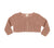 Analogie Dusty Pink Waffle Knit Shrug