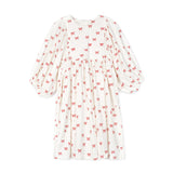 Phil and Phoebe Red Roven Bow Printed Dress