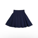 Teela Navy Basic Knit Circle Skirt