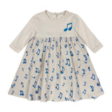 Teela Music Note Print Dress