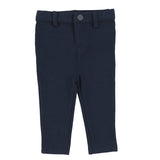 Lil Legs Navy Knit Pants Without Seam