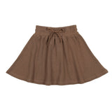 Lil Legs Camel Ribbed Skirt