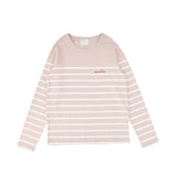 Bamboo Pink Striped T-Shirt