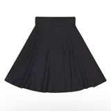 Teela Black Basic Knit Circle Skirt