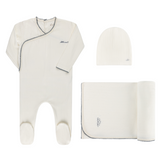 Ely's & Co Ivory/Blue Little One Take Me Home Set