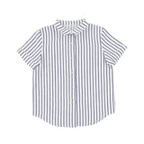 Bace Collection Navy/White Thick Striped Shirt
