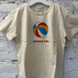 Wander & Wonder Ecru Beach Ball T-Shirt