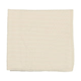 Lilette Cream Pointelle Knit Blanket