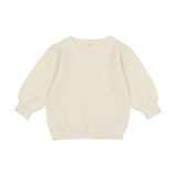 Analogie Cream 3/4 Sleeve Sweater