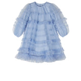 JNBY Baby Blue Ruffle Tulle Dress