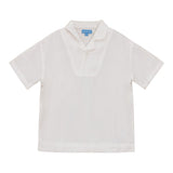 Pompomme White Linen Shirt