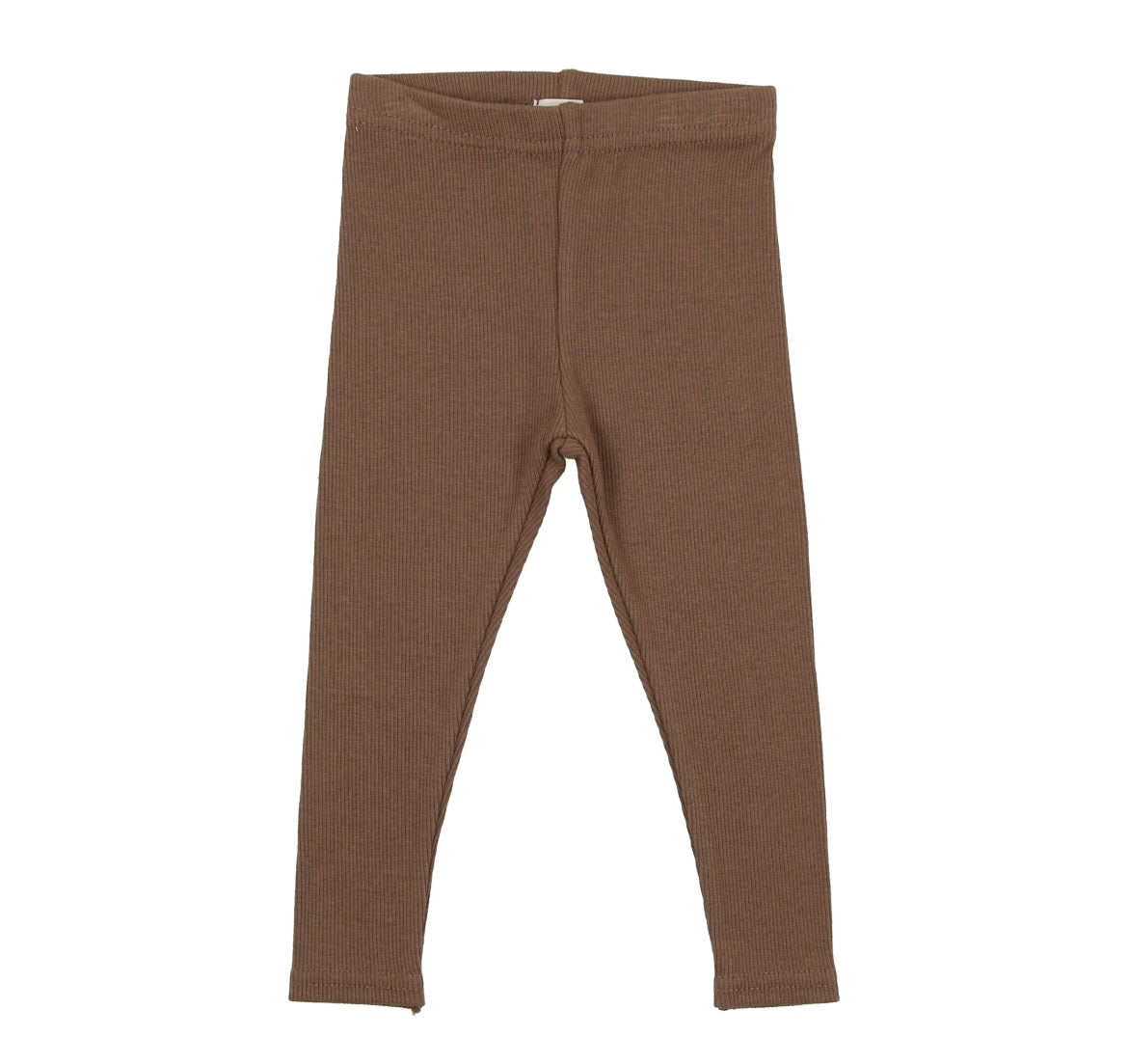 Lil Legs Camel Ribbed Leggings