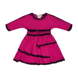 Teela Pink Spray Layered Dress