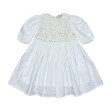 Teela White Crochet Dress