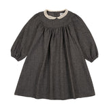 Kin and Kin Grey Lace Collar Dress