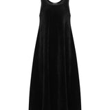 Little Parni Black Velour Maxi Jumper