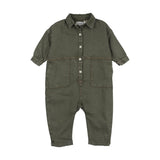 Kin Kin Washed Green Romper