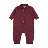 Kin Kin Washed Burgundy Romper