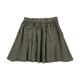 Kin Kin Washed Green Skirt