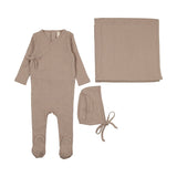 Lilette Taupe Fine Pointelle Take Me Home Set