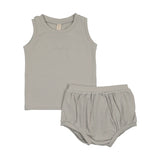 Lilette Pale Blue Bebe Tank Top Set