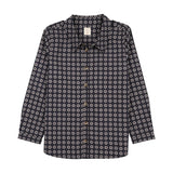 Analogie Navy Print Home Garden Shirt