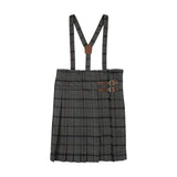 Analogie Antique Plaid Kilt Suspender Skirt